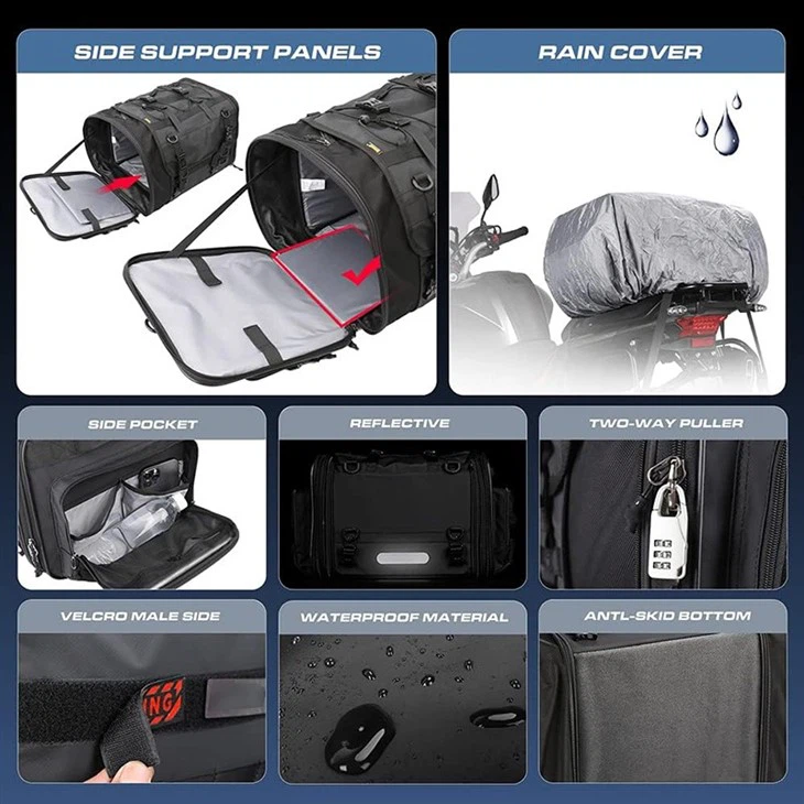 Expandable Motorcycle Tail Bag best